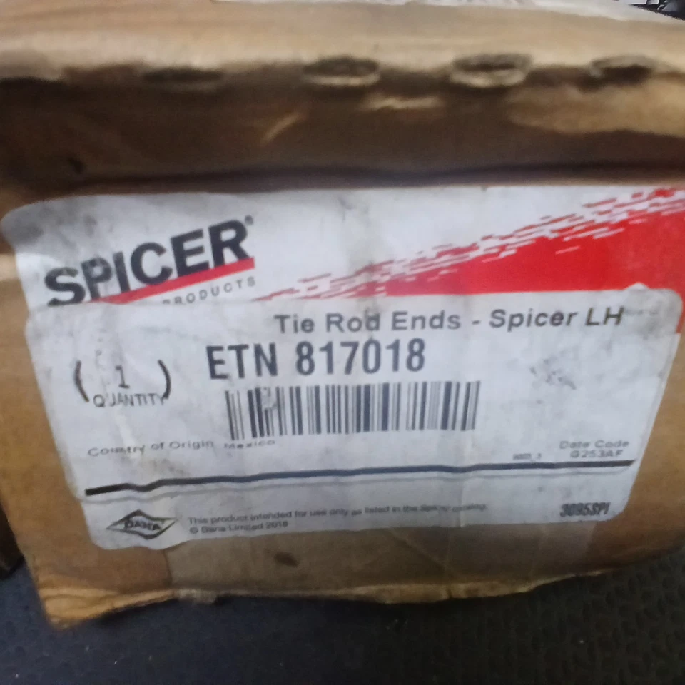 2 SPICER 817019, 817018 extremidade da haste de amarração de direção, conjunto para mão direita e esquerda. - Imagem 3 de 3