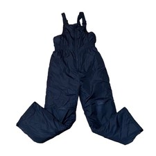 Joe Fresh adjustable strap zipper front snow bib unisex kids XL/14 Navy Blue