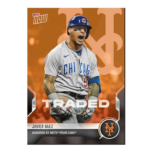 2021 Topps Now 581 Javier Báez