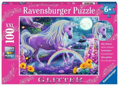 Ravensburger Puzzle Glitter Unicorn           100p 12980