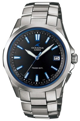 CASIO OCEANUS OCW-S100-1AJF Black Radio Solar Titanium Men's Watch New in Box