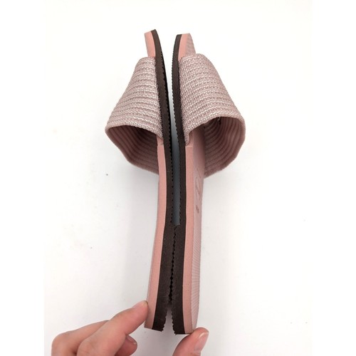 Havaianas You Malta Metallic Slide Sandal Women's Pink/Tan Size US7/8W EU39/40 - Picture 7 of 11