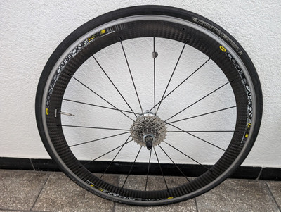 Cosmic Carbone SL Hinterrad Mavic Shimano Cycleops  Powertap Nabe Clincher