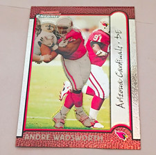 Topps 1999 Chrome Andre Wadsworth Rookie #96 Arizona Cardinals NFL Card Mint. rookie card picture
