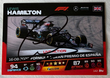 Lewis Hamilton Hand Signed Topps Chrome Card Mercedes Car RARE COA + PSA QO CARD