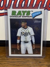 2026 Topps Heritage - Chandler Simpson #58 Chrome Refractor Tampa Bay Rays
