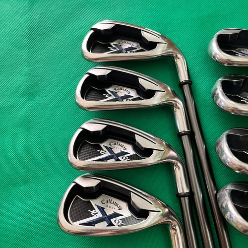 Callaway X-20 X20 Iron set 8pcs 5-Sw X Series 60i Flex R Regular - Picture 2 of 11