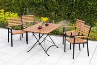 Mx GartenmöBel Schlossgarten 5Tlg. TerrassenmöBel Biergarten Gartengarnitur