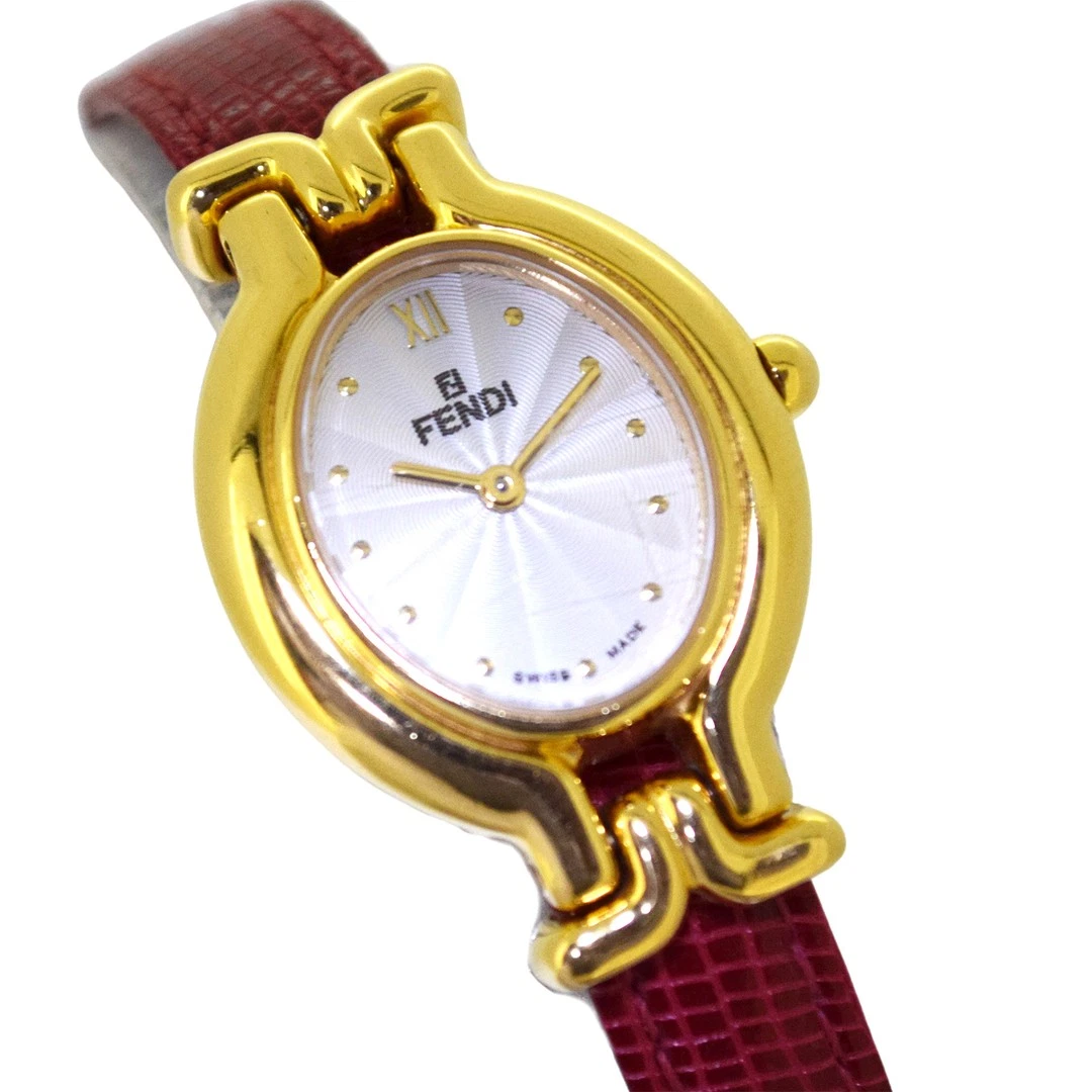 Orologio FENDI 640L Donna 27mm Quarzo Acciaio Inox Analogico Lusso Swiss Made