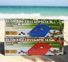 Bean Bag Toss Game Set Portable Cornhole 18 Outdoor Indoor Family Yard Game NIB