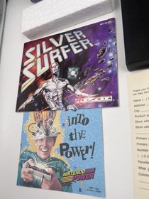 Silver Surfer Arcadia Nintendo NES Complete CIB 1990 Near Mint