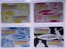 2025 Leaf Vivid Baseball Chris Chambliss Jason Giambi Printing Plate 1/1 Set