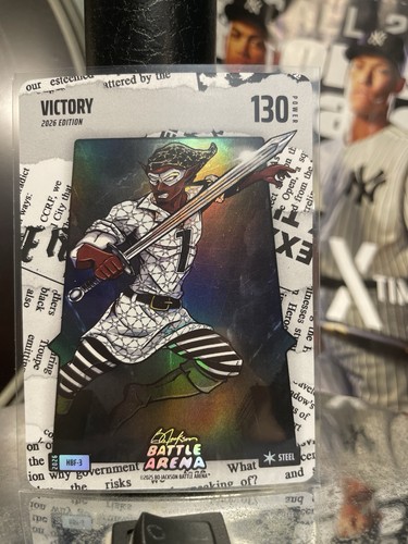 2026 Bo Jackson Battle Arena Steel Battlefoil Victor Wembanyama #130 SP