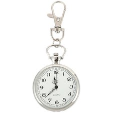 Nurses Watches for Women: Clip On Pocket Quartz Watch - Portable with White