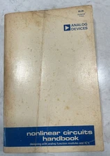 Nonlinear Circuits Handbook, Published By Analog Devices, Inc Paperback 1974