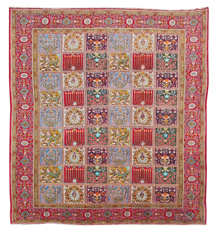 Authentic Hand Knotted Vintage Traditional Qashoun Wool Area Rug 12 x 8 Ft