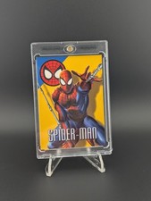 1996 Fleer SkyBox Marvel Vision Spider-Man #1 Mint+ 💎💎 Embossed Trading Card