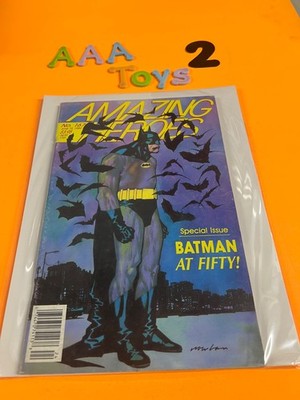 Amazing Heroes #167 Batman at Fifty  excellent
