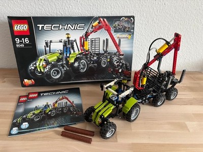 LEGO   Technic tractor with forestry crane / set 8049 | used