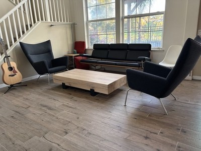 Hans Wegner ch445 Wing chairs Design Within reach Eames Herman Miller Knoll