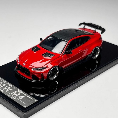 SW 1/64 Scale BMW M4 G82 ADRO BODY KIT Red2 Diecast Car Model Toy Gift