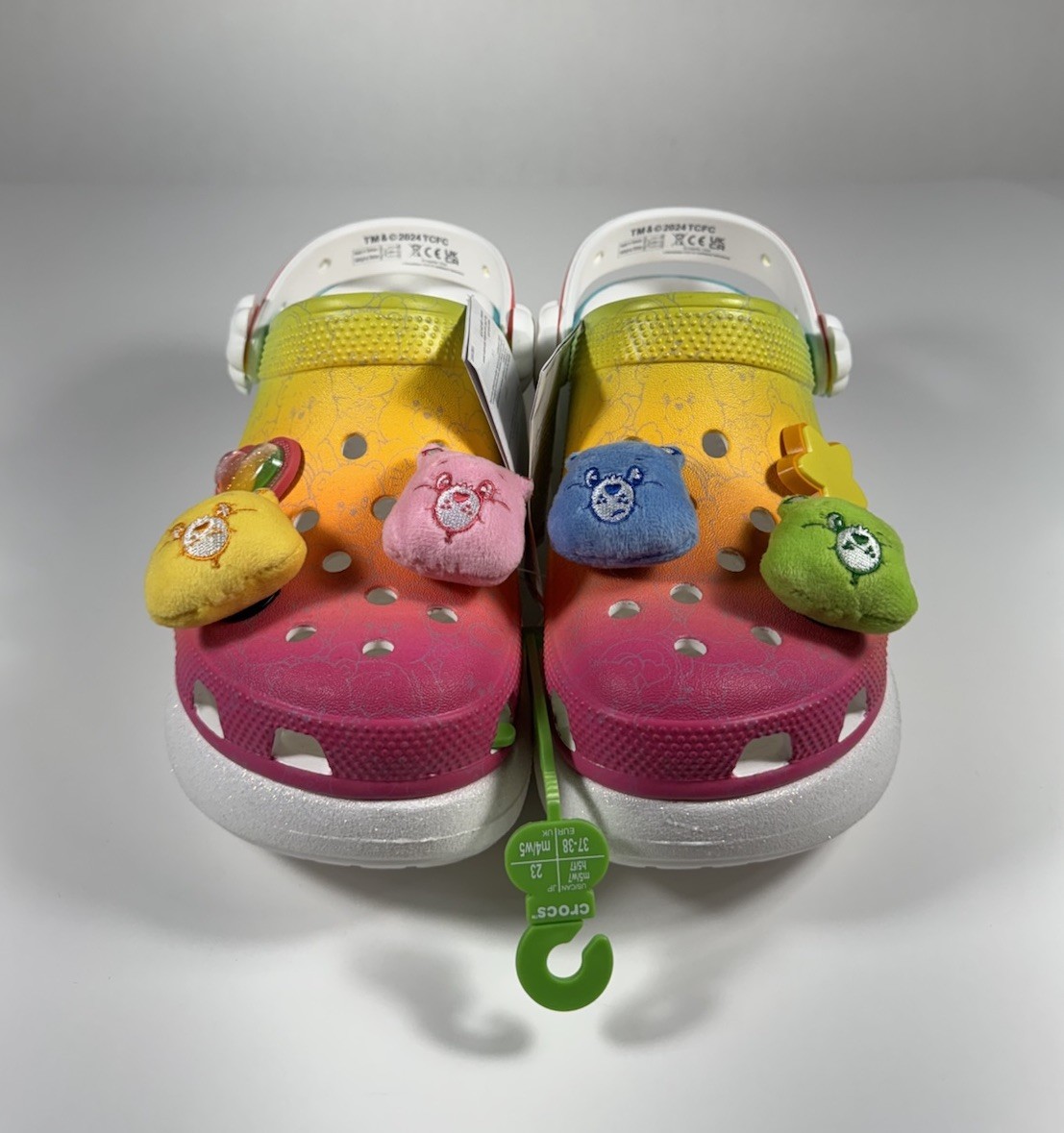 CROCS Care Bears Crush Clogs Light Up Rainbow Shoes Men display picture 3