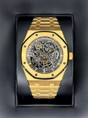 NEW 2025 Audemars Piguet Royal Oak 41mm 15407BA Double Balance Wheel Openworked