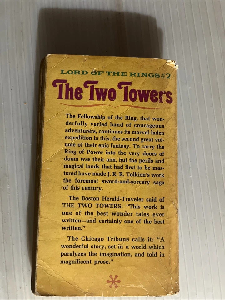 Lord Of The Rings Two Towers Ace Books A-5 1965 J.R.R. Tolkien Hobbit Pirate Ed. - Image 2 of 4