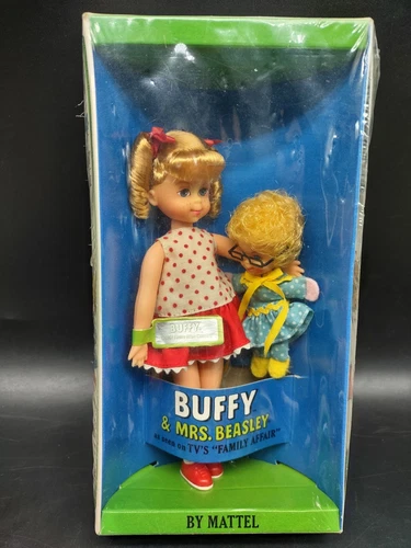 BUFFY & MRS. BEASLEY Vintage Mattel 1967 Puppen, NEU IN BOX - SCHÖNER ZUSTAND