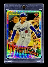 Yoshinobu Yamamoto RARE ROOKIE RC REFRACTOR INVESTMENT CARD SSP DODGERS MINT