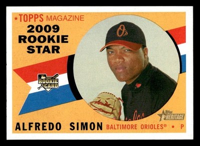 2009 Topps Heritage #126 Alfredo Simon Rookie Star