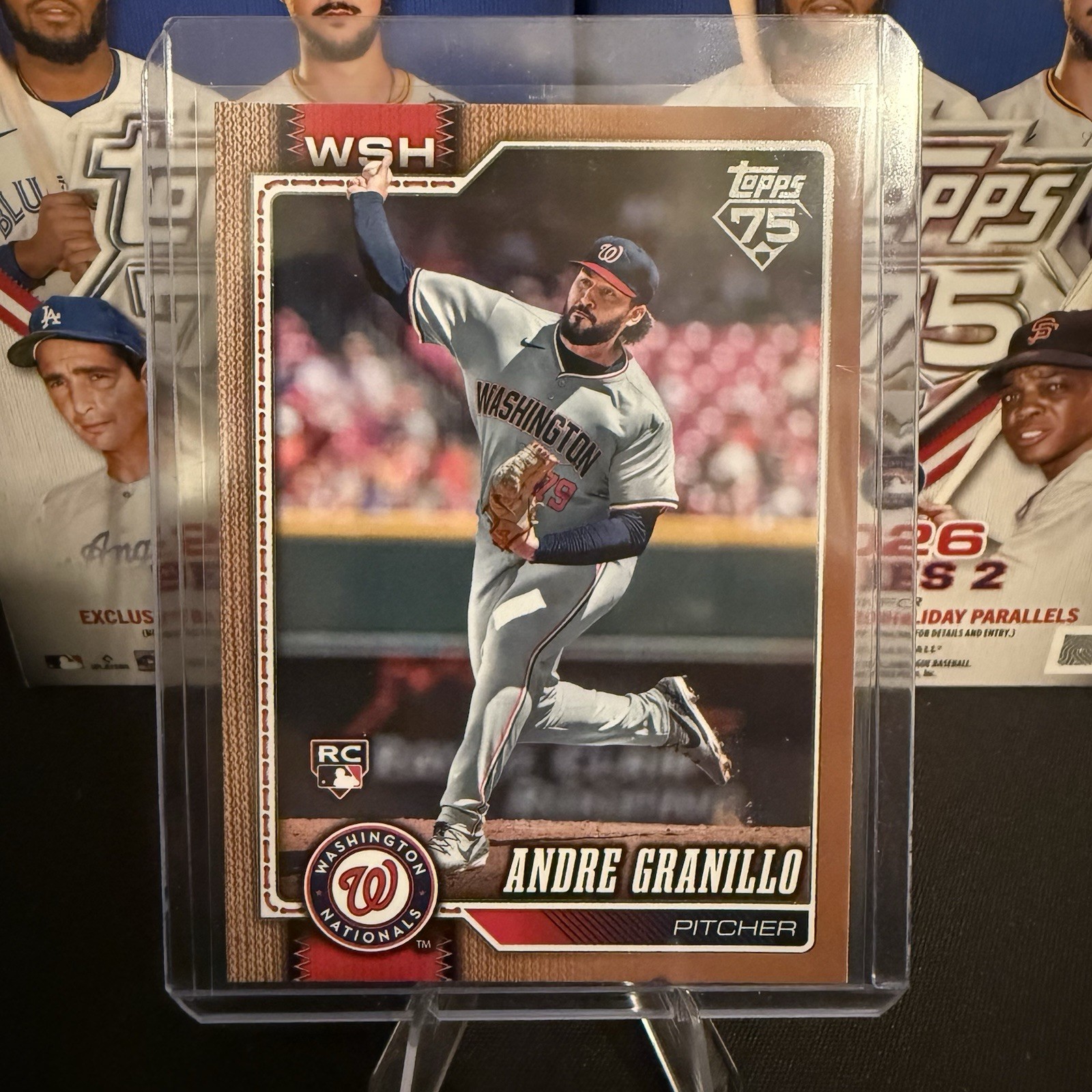 2026 Topps Series 2 Andre Granillo RC Gold /2026 #674 Nationals