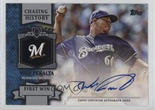 2013 Topps Chasing History Auto Wily Peralta #CHA-WP Auto 0q3