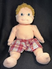 Ty Beanie Kids  "Boomer" - Plaid Shorts and Shinning Blue Eyes 10.5" Retired