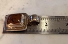Vintage 925 Sterling Silver Red Brown Pendant Charm Antique 14.6 Grams — photo 5
