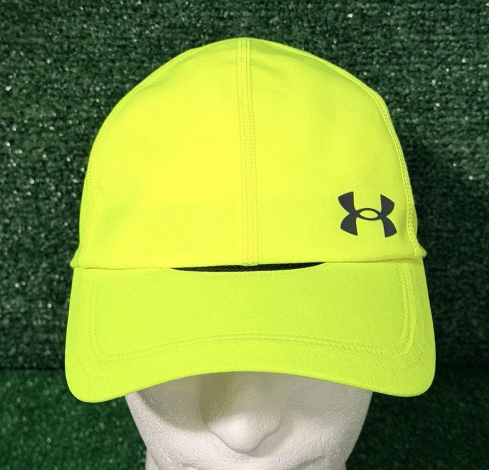 Under Armour Iso-Chill Launch Adjustable Men's Running Hat Volt Yellow, New