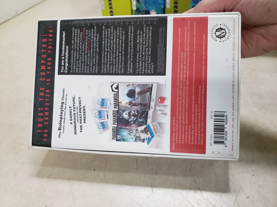 Mongoose Paranoia Red Clearance Edition - Core Starter Set - Image 4 of 4