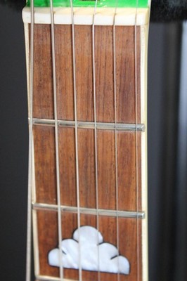 Electric Guitar Burny MG-85X Green Mockingbird Shaped Hide