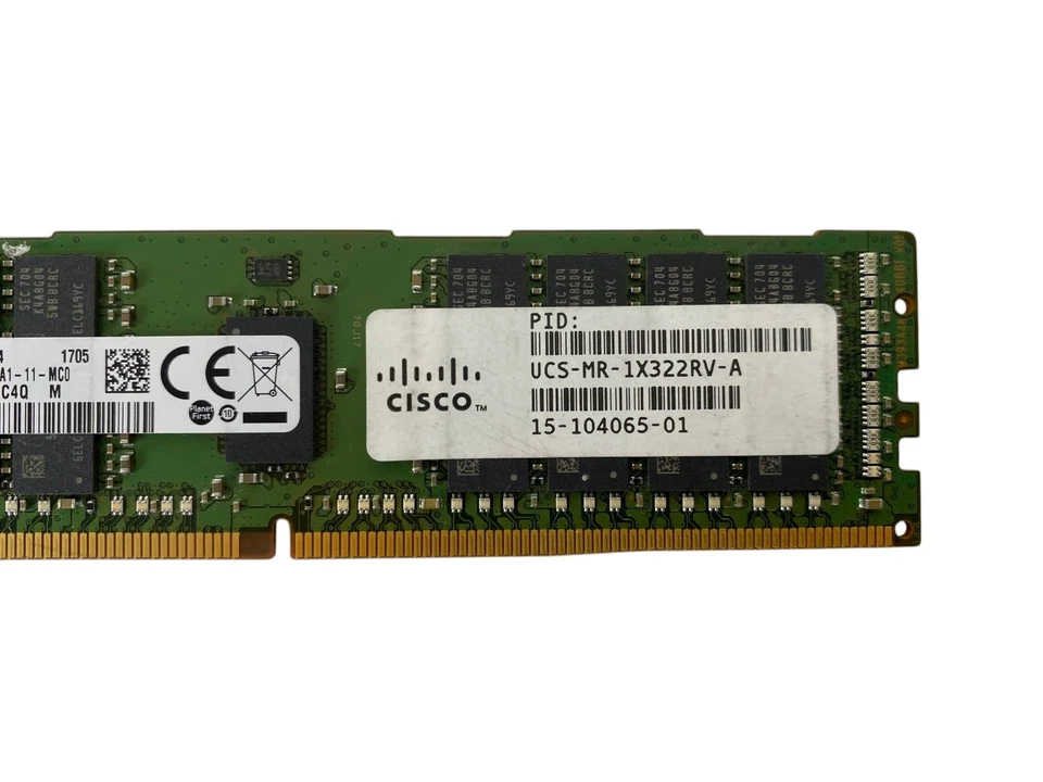 Samsung 32GB 2Rx4 PC4-2400T-RA1-11-MC0 ECC REG RAM Memory M393A4K40BB1-CRC4Q - Image 3 of 4