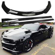 Glossy Black Front Lower Bumper Lip Splitter Spoiler For Chevrolet Camaro Lt Ss