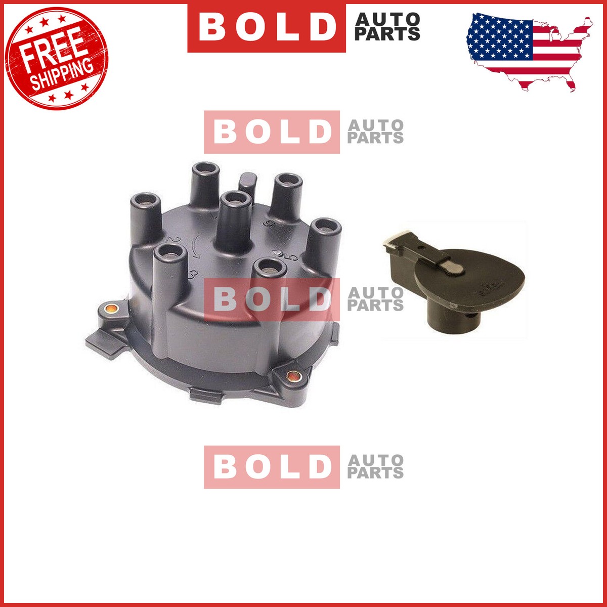 Yec Distributor Cap 22162-88G00 + Rotor 22157-85E01 Kit Fits