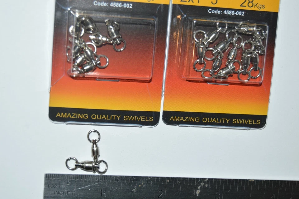 10 packs spro cross ball bearing power swivels stainless 28kgs (62lb) 4586-002 - Image 3 of 4