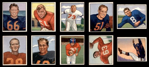1950 Bowman Lot of *10* Different Cards Mostly VERY GOOD  *QQQ-11434*