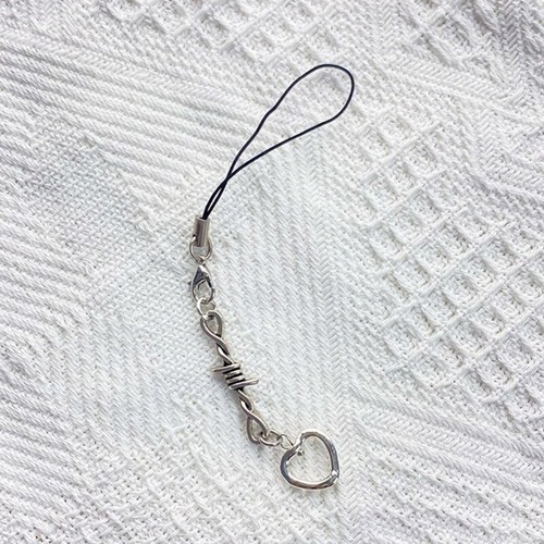 Rose Bowknot Heart Phone Charm Straps Car Keys Hanging Pendants Bag Decoration - 第 5/11 張圖片