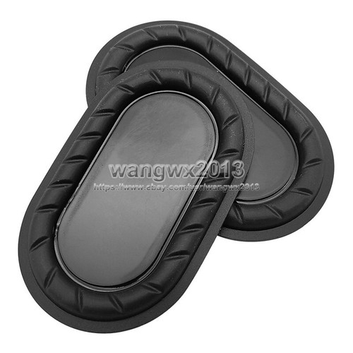 2pcs 80x50mm Speaker Passive Radiator Diaphragm Auxiliary Bass Vibration Plate - Picture 3 of 7