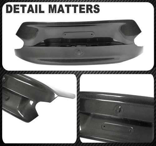 Se adapta a BMW G87 M2 Coupe 2023-2024 carbono portón trasero maletero tapa alerón - Imagen 11 de 11