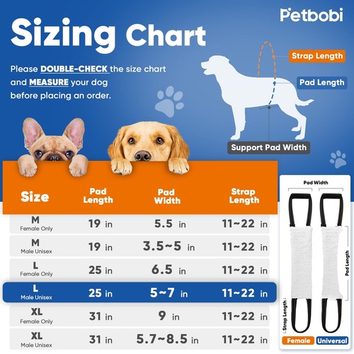 Dog Sling Hind Leg Support Dog Lift Harness for Back Rear Legs Assist The Pet... - Picture 6 of 6