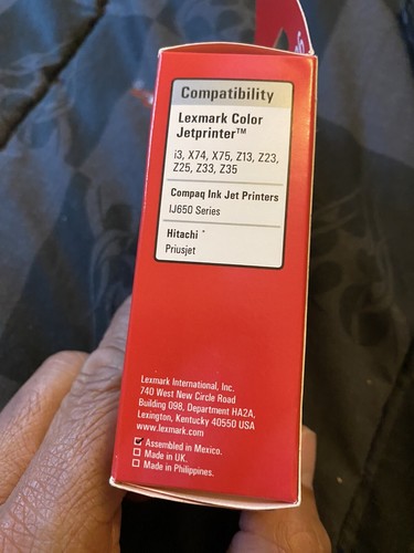 NEW SEALED!!! GENUINE Lexmark 26 Color Ink Cartridge (Lexmark 10N0026) FREE SHIP - Picture 4 of 4