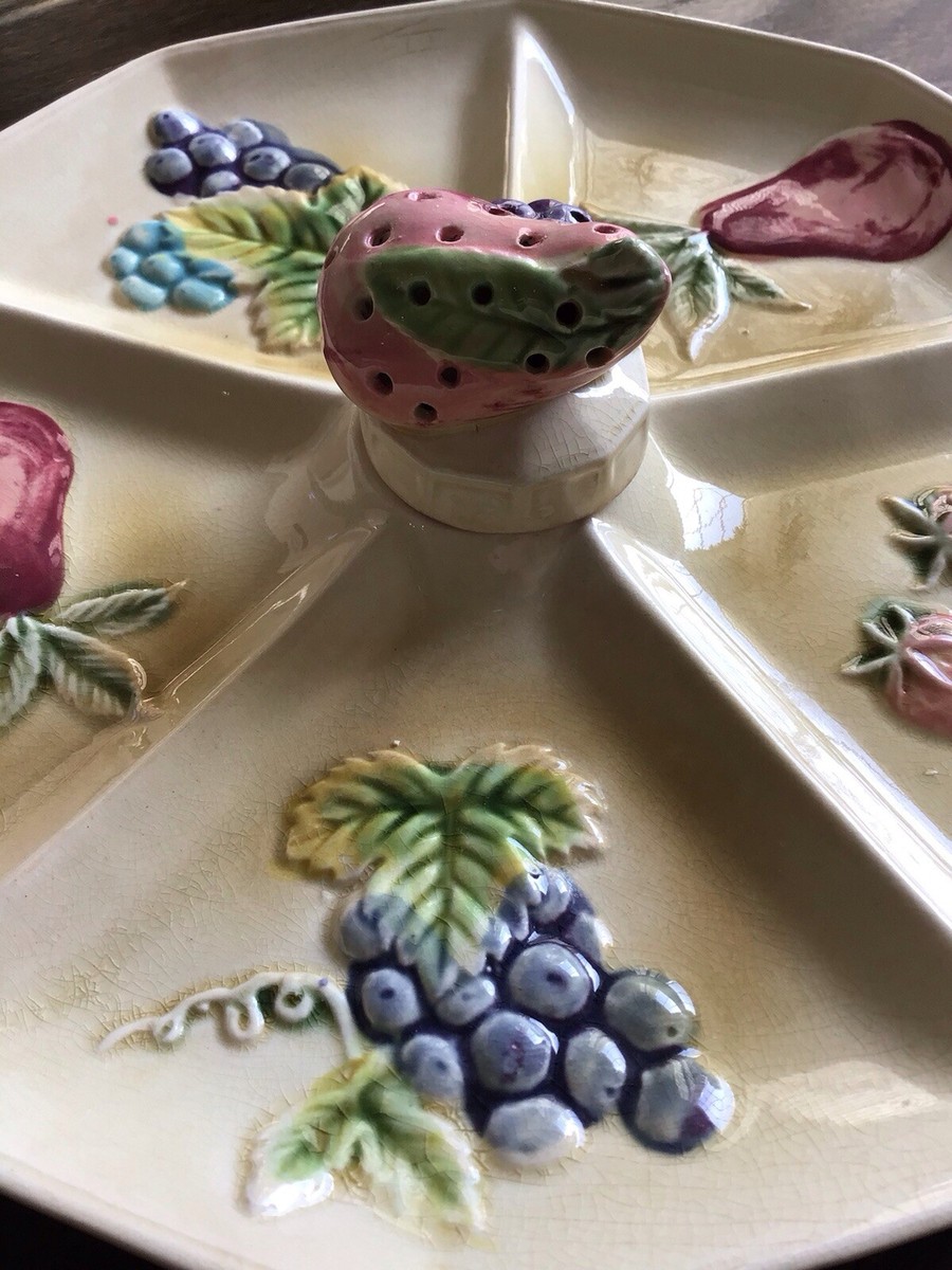Tilso Japan Fruit Cheese Serving Platter w/ Pick Holder 53/859 | eBay
