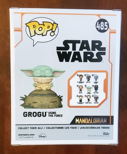 FUNKO POP! THE MANDALORIAN - GROGU USING THE FORCE #485 LIGHTS AND SOUND W/PLUSH - Picture 9 of 24